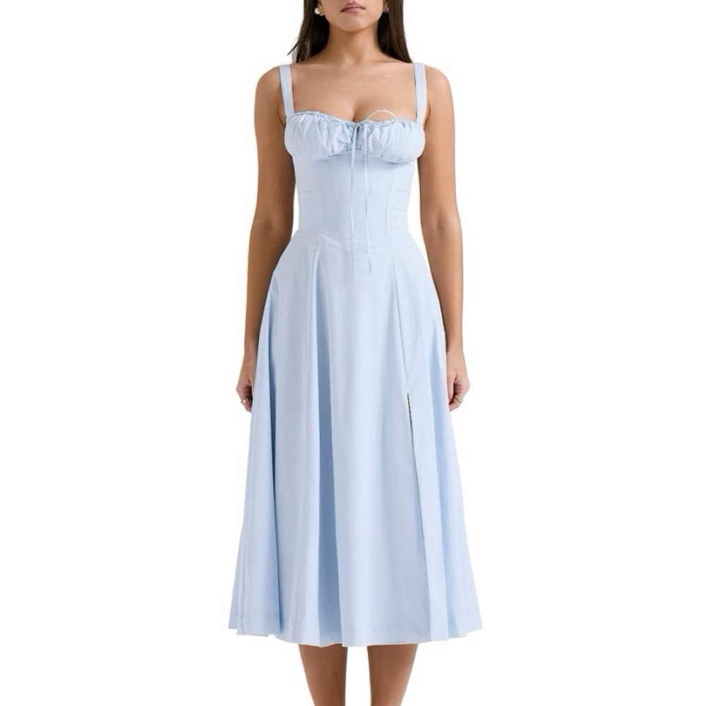 House of CB Light Blue Midi Dress